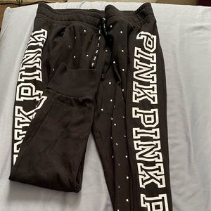 Rhinestoned PINK Joggers🖤